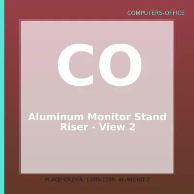 Aluminum Monitor Stand Riser — 2