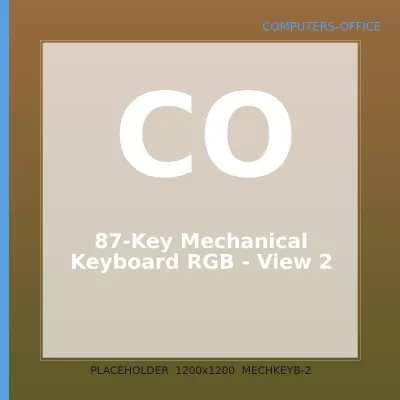 87-Key Mechanical Keyboard RGB — 2