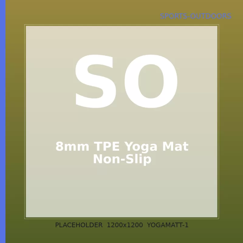 8mm TPE Yoga Mat Non-Slip — 1