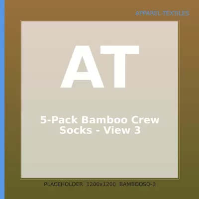 5-Pack Bamboo Crew Socks — 3