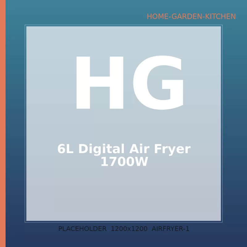 6L Digital Air Fryer 1700W — 1