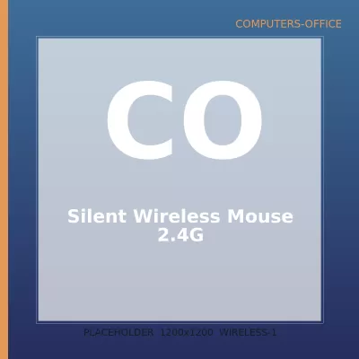 Silent Wireless Mouse 2.4G — 1