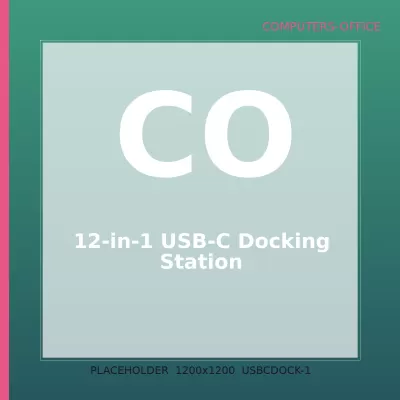 12-in-1 USB-C Docking Station — 1