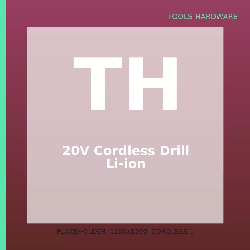 20V Cordless Drill Li-ion — 1