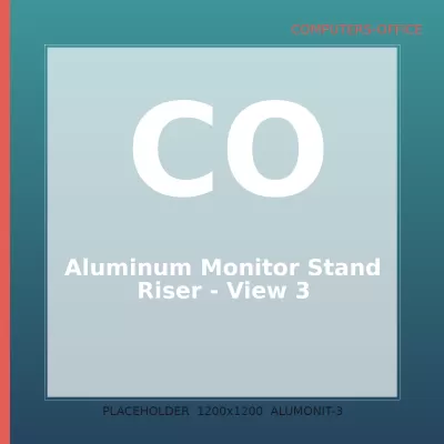 Aluminum Monitor Stand Riser — 3