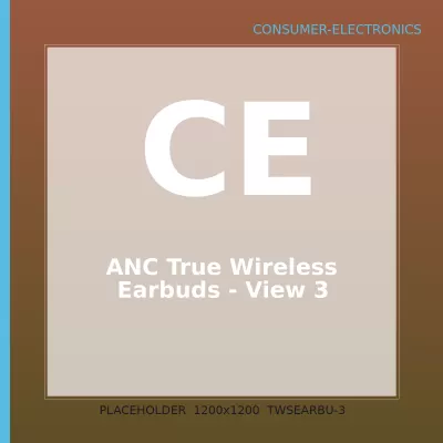 ANC True Wireless Earbuds — 3