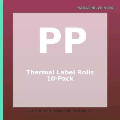 Thermal Label Rolls 10-Pack — 1