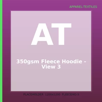 350gsm Fleece Hoodie — 3