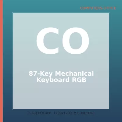87-Key Mechanical Keyboard RGB — 1