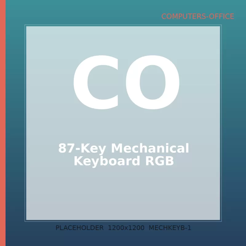 87-Key Mechanical Keyboard RGB — 1