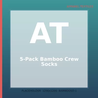 5-Pack Bamboo Crew Socks — 1
