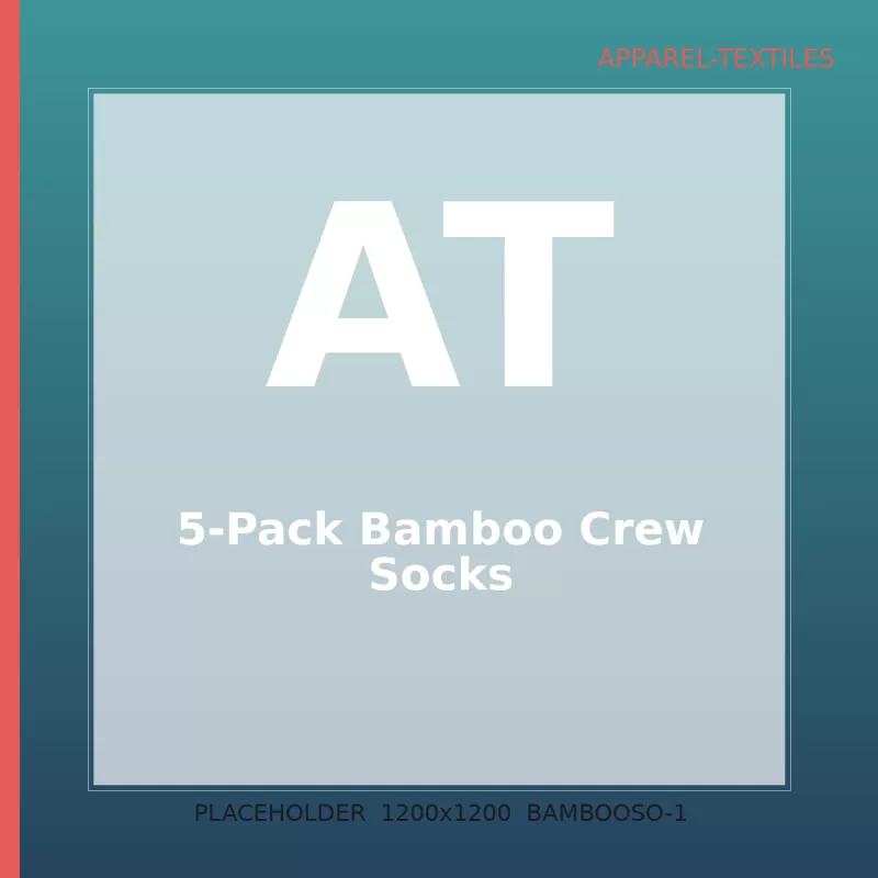 5-Pack Bamboo Crew Socks — 1