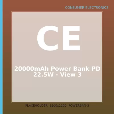 20000mAh Power Bank PD 22.5W — 3