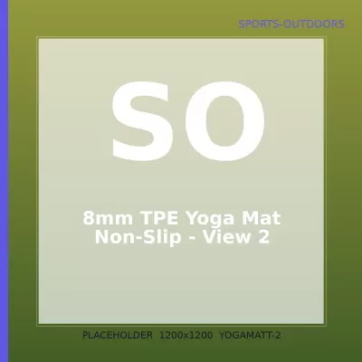 8mm TPE Yoga Mat Non-Slip — 2