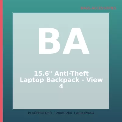 15.6" Anti-Theft Laptop Backpack — 4