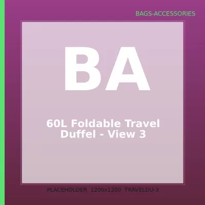 60L Foldable Travel Duffel — 3