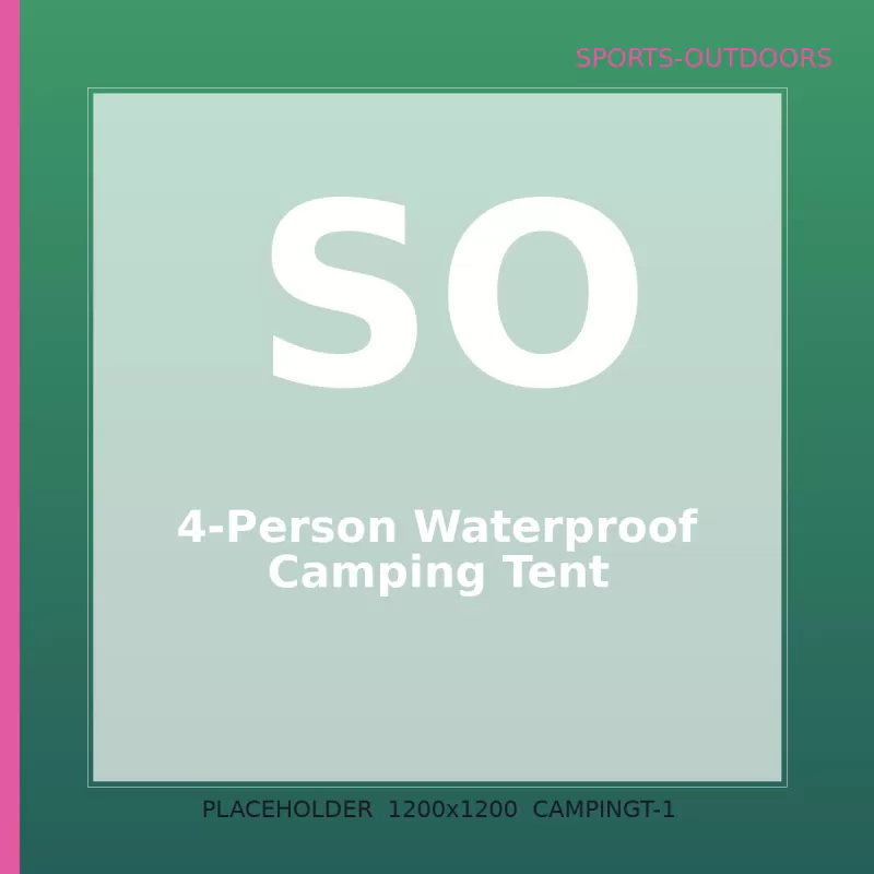 4-Person Waterproof Camping Tent — 1