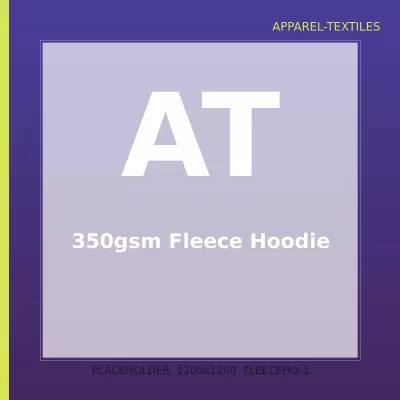 350gsm Fleece Hoodie — 1
