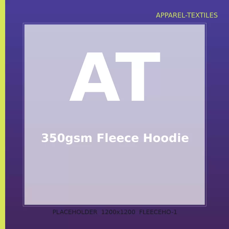 350gsm Fleece Hoodie — 1
