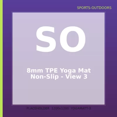 8mm TPE Yoga Mat Non-Slip — 3