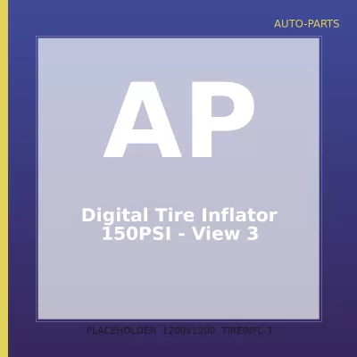 Digital Tire Inflator 150PSI — 3