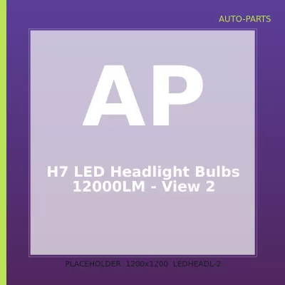 H7 LED Headlight Bulbs 12000LM — 2