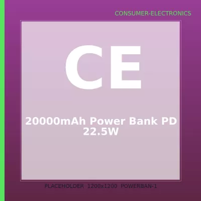 20000mAh Power Bank PD 22.5W — 1