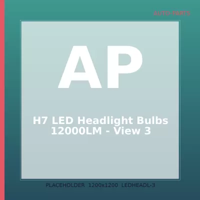 H7 LED Headlight Bulbs 12000LM — 3