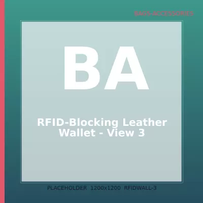 RFID-Blocking Leather Wallet — 3