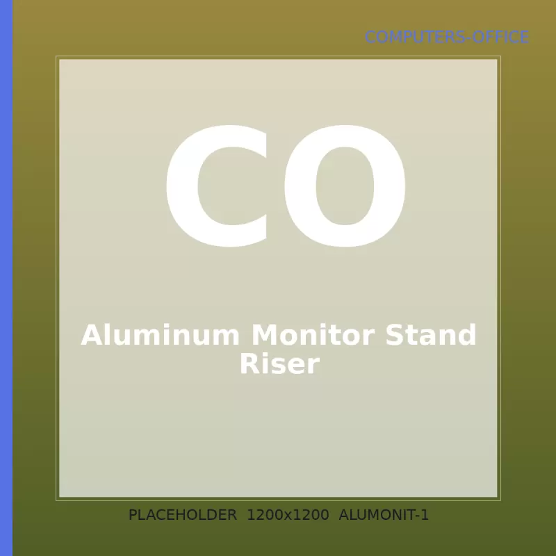 Aluminum Monitor Stand Riser — 1
