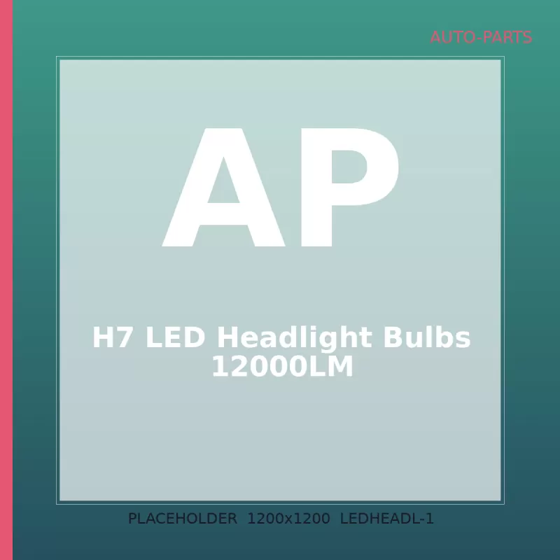 H7 LED Headlight Bulbs 12000LM — 1