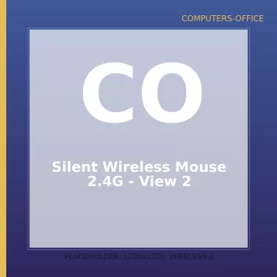 Silent Wireless Mouse 2.4G — 2