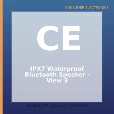 IPX7 Waterproof Bluetooth Speaker — 3