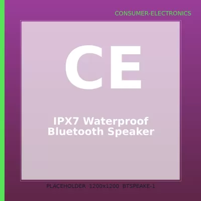 IPX7 Waterproof Bluetooth Speaker — 1