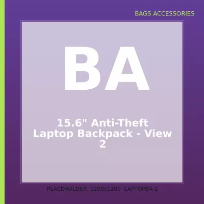 15.6" Anti-Theft Laptop Backpack — 2