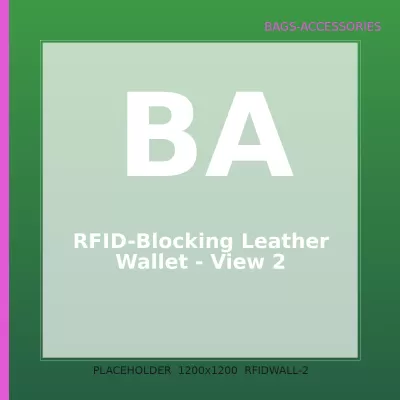 RFID-Blocking Leather Wallet — 2