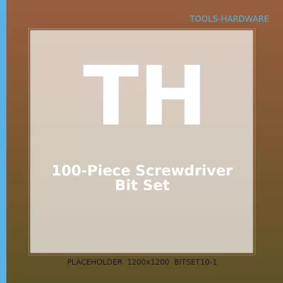 100-Piece Screwdriver Bit Set — 1