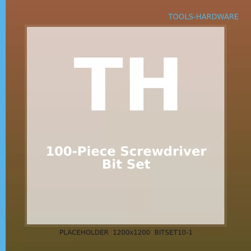 100-Piece Screwdriver Bit Set — 1