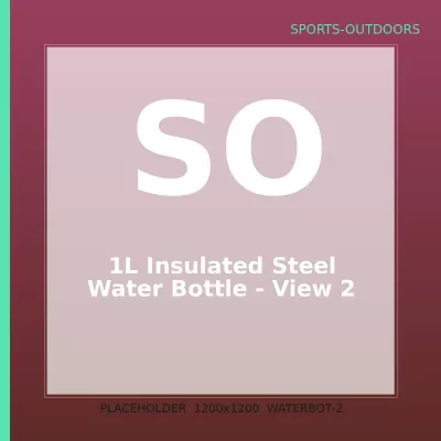 1L Insulated Steel Water Bottle — 2