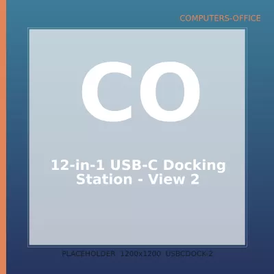 12-in-1 USB-C Docking Station — 2