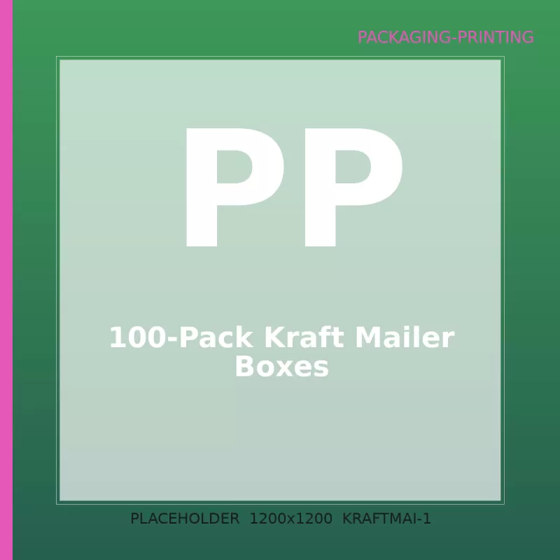100-Pack Kraft Mailer Boxes — 1