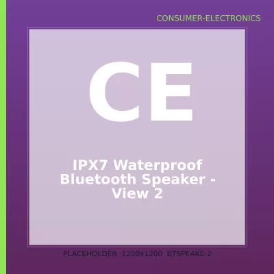 IPX7 Waterproof Bluetooth Speaker — 2