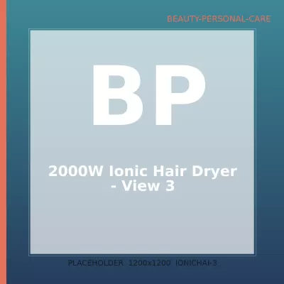 2000W Ionic Hair Dryer — 3