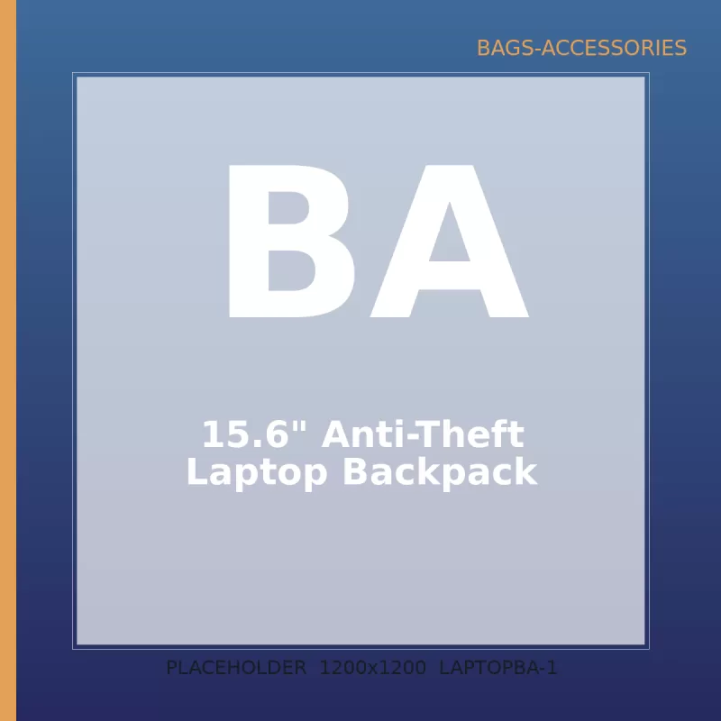 15.6" Anti-Theft Laptop Backpack — 1