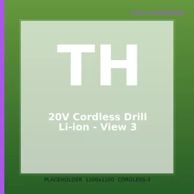 20V Cordless Drill Li-ion — 3