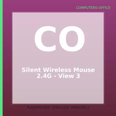 Silent Wireless Mouse 2.4G — 3