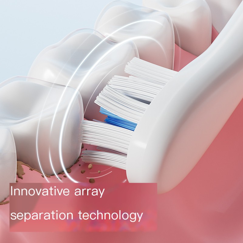Electric toothbrushes with fine and soft bristles are superior in cleaning the oral cavity