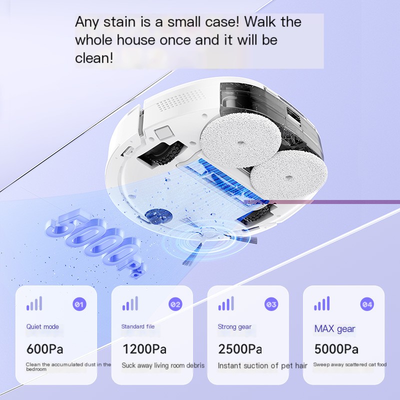 Chasing X30 sweeping robot base station self-cleaning