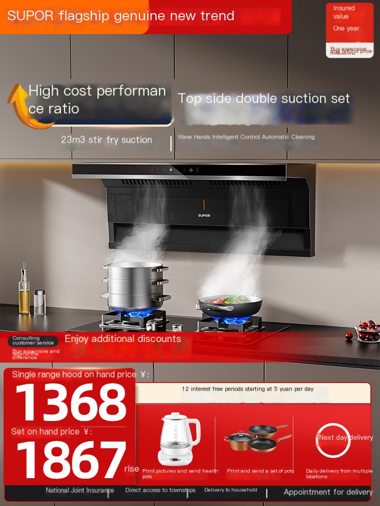 [Subor popular model] 23m3 top side double smoking stove