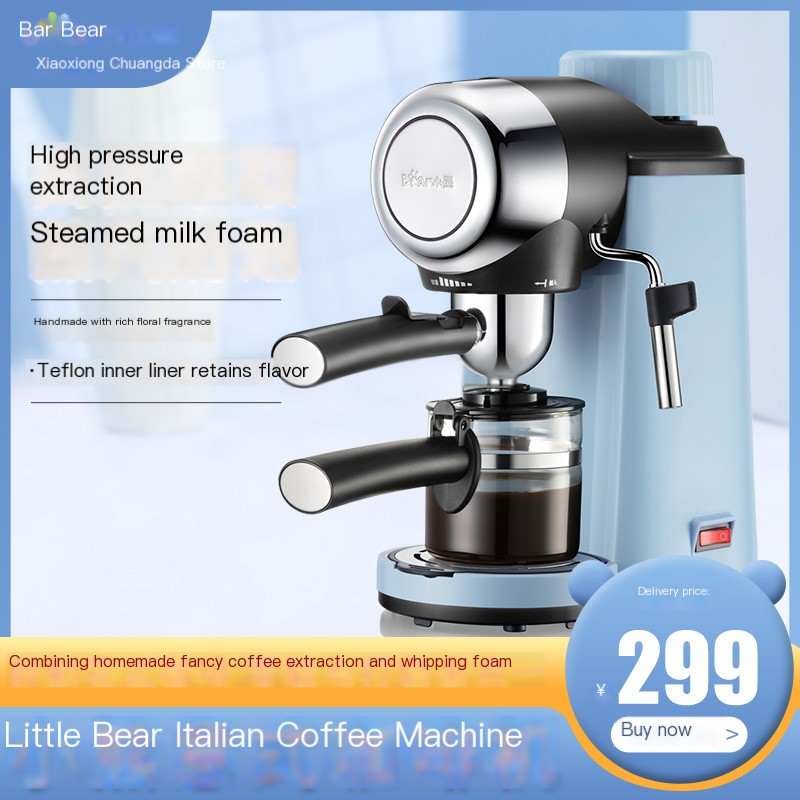 Bear coffee with whipped milk and homemade foam, with a rich and creamy taste